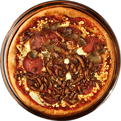 Pizza Meat Feast + Looksaus. solo