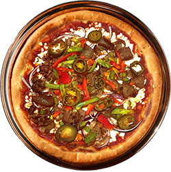 Pizza Hot Salsa + Looksaus solo